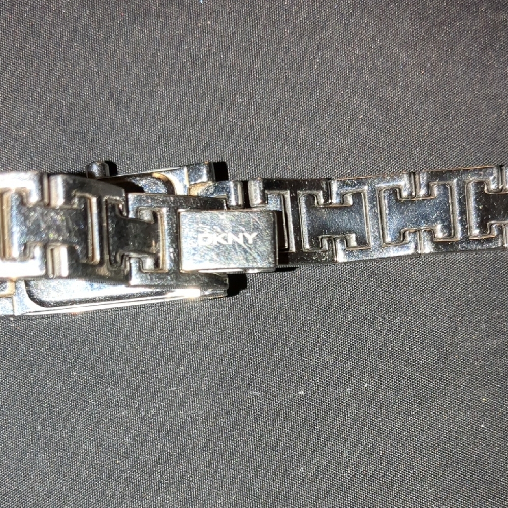 DKNY Silver Rectangular Watch - Picture 3 of 3